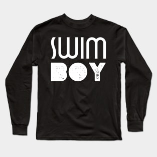 Swim team, swimming trainning, swimming pool staff v6 Long Sleeve T-Shirt